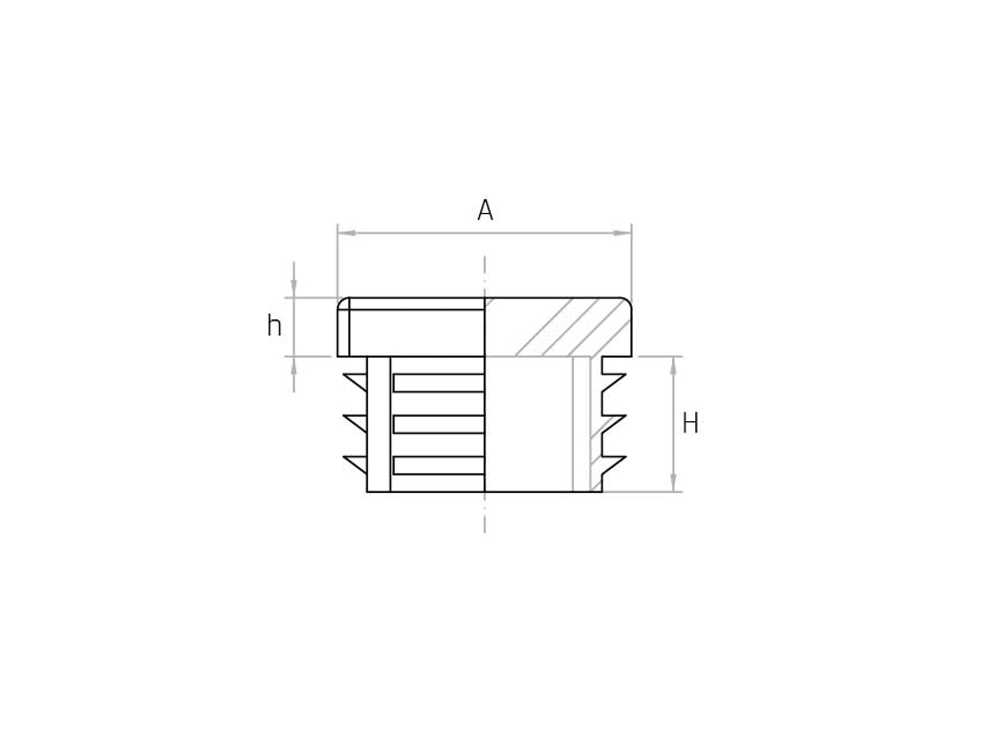 TQ - SQUARE tube inserts (Pack of 10 to 100 pieces) - Gamm TQ - SQUARE tube inserts (Pack of 10 to 100 pieces) - Gamm